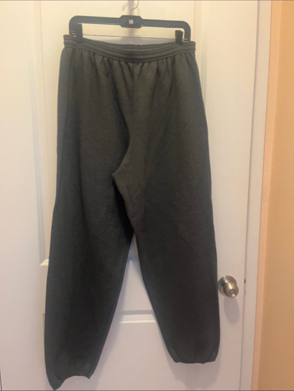 Hanes Men's Charcoal Gray Fleece Joggers